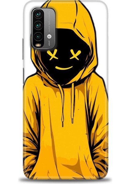 Xiaomi Redmi Note 9 4g Hd Baskılı Kılıf + Seramik Tam Kaplayan Ekran Koruyucu 358