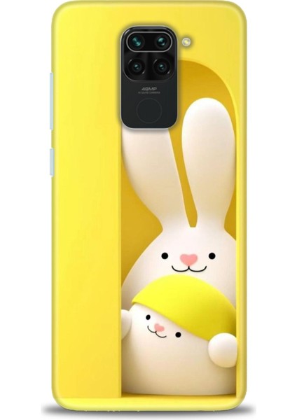 Xiaomi Redmi Note 9 Hd Baskılı Kılıf + Seramik Tam Kaplayan Ekran Koruyucu 72