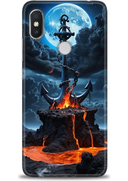 Xiaomi Redmi Note 6 Pro Hd Baskılı Kılıf + Seramik Tam Kaplayan Ekran Koruyucu 240