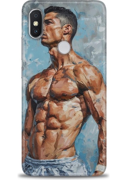 Xiaomi Redmi Note 6 Pro Hd Baskılı Kılıf + Seramik Tam Kaplayan Ekran Koruyucu 4