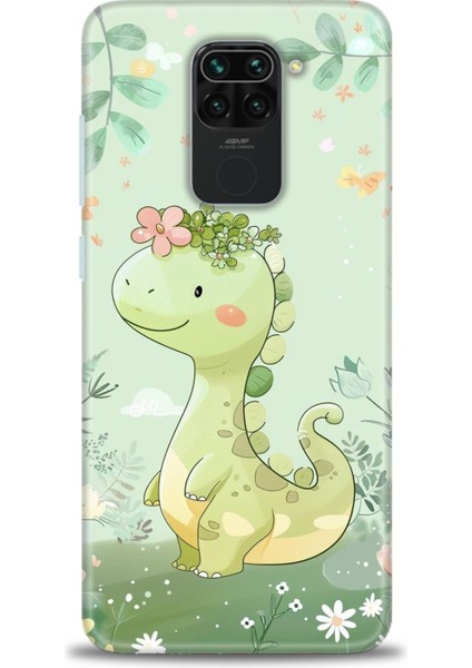 Xiaomi Redmi Note 9 Hd Baskılı Kılıf + Seramik Tam Kaplayan Ekran Koruyucu 302