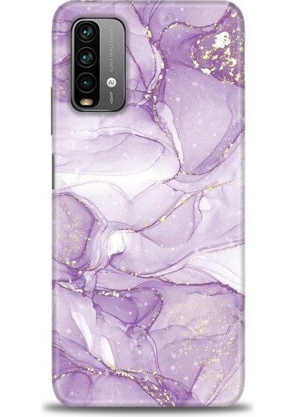 Xiaomi Redmi Note 9 4g Hd Baskılı Kılıf + Seramik Tam Kaplayan Ekran Koruyucu 320