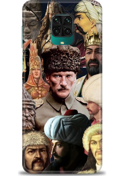 Xiaomi Redmi Note 9 Pro Hd Baskılı Kılıf + Seramik Tam Kaplayan Ekran Koruyucu 466