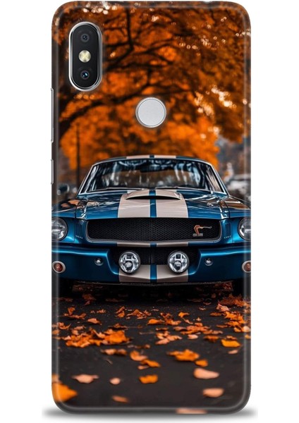 Xiaomi Redmi Note 6 Pro Hd Baskılı Kılıf + Seramik Tam Kaplayan Ekran Koruyucu 103