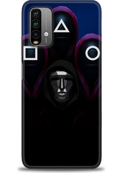 Xiaomi Redmi Note 9 4g Hd Baskılı Kılıf + Seramik Tam Kaplayan Ekran Koruyucu 283