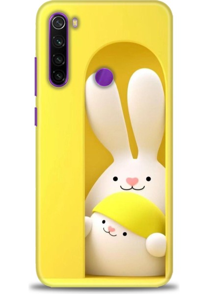 Xiaomi Redmi Note 8 Hd Baskılı Kılıf + Seramik Tam Kaplayan Ekran Koruyucu 72