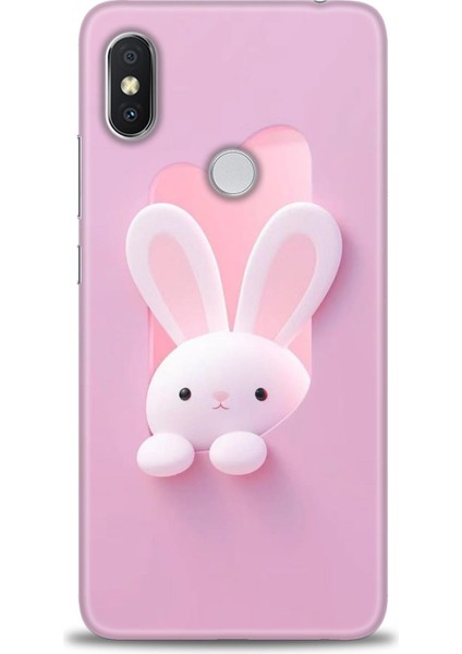 Xiaomi Redmi Note 6 Pro Hd Baskılı Kılıf + Seramik Tam Kaplayan Ekran Koruyucu 74