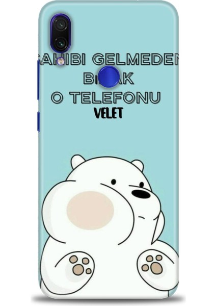 Xiaomi Redmi Note 7 Hd Baskılı Kılıf + Seramik Tam Kaplayan Ekran Koruyucu 160