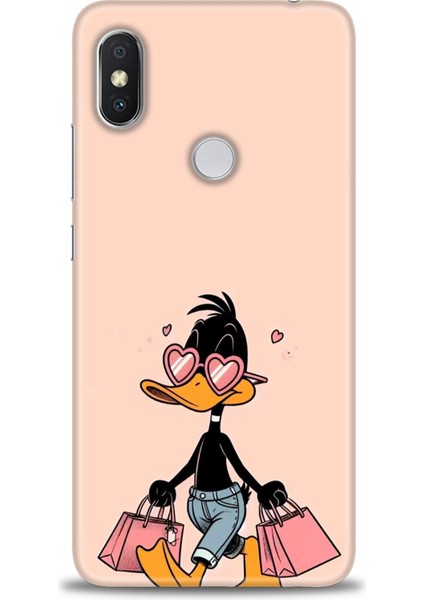Xiaomi Redmi Note 6 Pro Hd Baskılı Kılıf + Seramik Tam Kaplayan Ekran Koruyucu 405