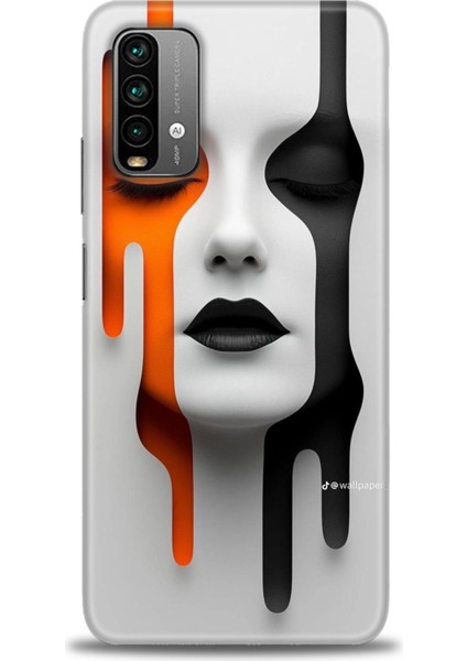 Xiaomi Redmi Note 9 4g Hd Baskılı Kılıf + Seramik Tam Kaplayan Ekran Koruyucu 143