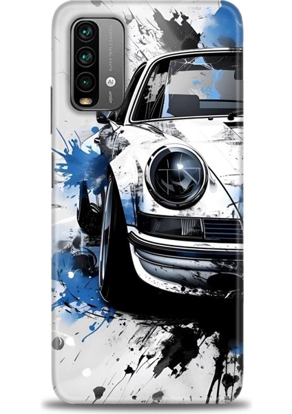 Xiaomi Redmi Note 9 4g Hd Baskılı Kılıf + Seramik Tam Kaplayan Ekran Koruyucu 487