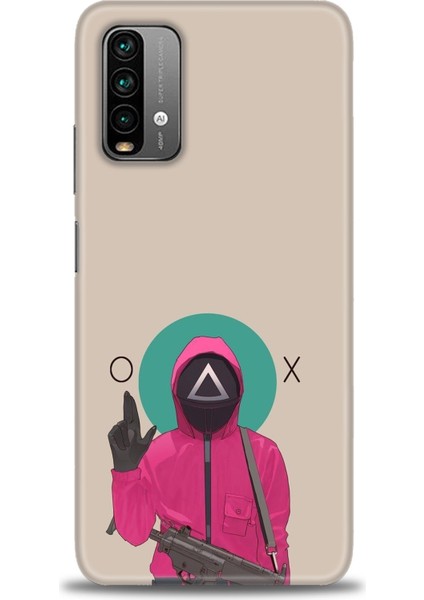 Xiaomi Redmi Note 9 4g Hd Baskılı Kılıf + Seramik Tam Kaplayan Ekran Koruyucu 286