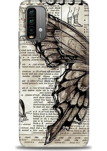 Xiaomi Redmi Note 9 4g Hd Baskılı Kılıf + Seramik Tam Kaplayan Ekran Koruyucu 209