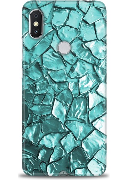 Xiaomi Redmi Note 6 Pro Hd Baskılı Kılıf + Seramik Tam Kaplayan Ekran Koruyucu 335