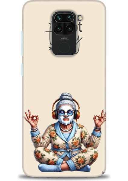 Xiaomi Redmi Note 9 Hd Baskılı Kılıf + Seramik Tam Kaplayan Ekran Koruyucu 42