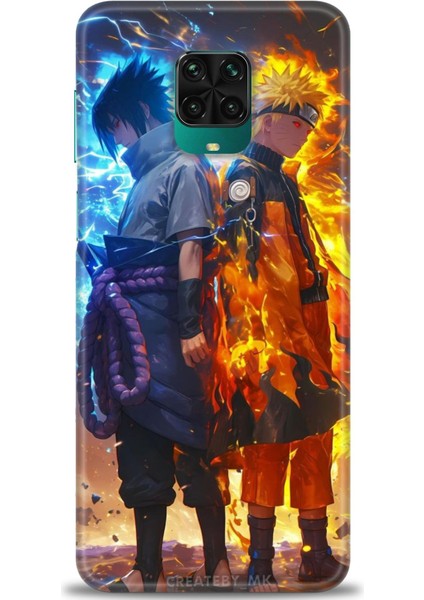 Xiaomi Redmi Note 9s Hd Baskılı Kılıf + Seramik Tam Kaplayan Ekran Koruyucu 260