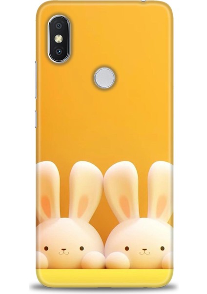Xiaomi Redmi Note 6 Pro Hd Baskılı Kılıf + Seramik Tam Kaplayan Ekran Koruyucu 78