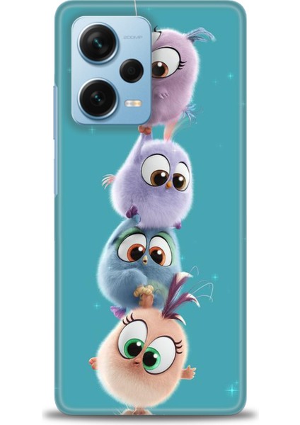 Xiaomi Redmi Note 12 Pro Plus Hd Baskılı Kılıf + Seramik Tam Kaplayan Ekran Koruyucu 368