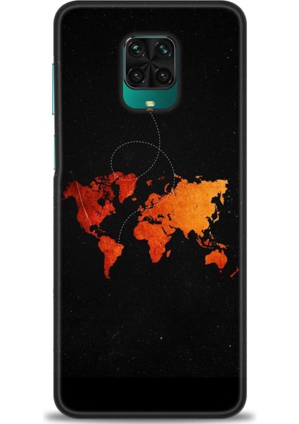 Xiaomi Redmi Note 9s Hd Baskılı Kılıf + Seramik Tam Kaplayan Ekran Koruyucu 384