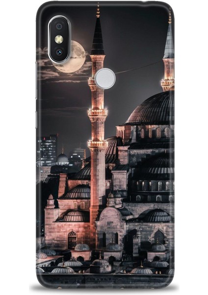 Xiaomi Redmi Note 6 Pro Hd Baskılı Kılıf + Seramik Tam Kaplayan Ekran Koruyucu 230