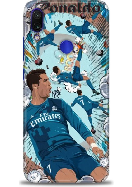 Xiaomi Redmi Note 7 Hd Baskılı Kılıf + Seramik Tam Kaplayan Ekran Koruyucu 1