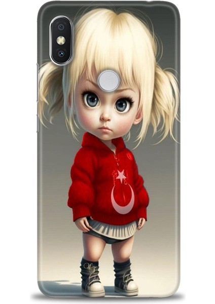 Xiaomi Redmi Note 6 Pro Hd Baskılı Kılıf + Seramik Tam Kaplayan Ekran Koruyucu 243
