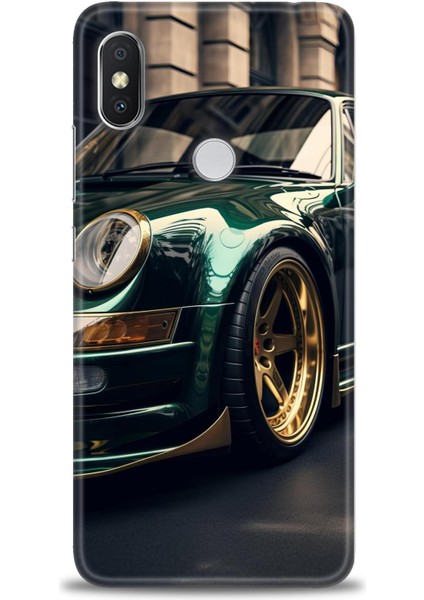 Xiaomi Redmi Note 6 Pro Hd Baskılı Kılıf + Seramik Tam Kaplayan Ekran Koruyucu 486