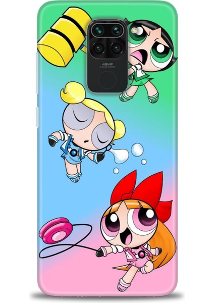 Xiaomi Redmi Note 9 Hd Baskılı Kılıf + Seramik Tam Kaplayan Ekran Koruyucu 123
