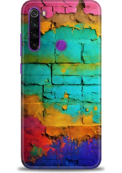 Xiaomi Redmi Note 8 Hd Baskılı Kılıf + Seramik Tam Kaplayan Ekran Koruyucu 437