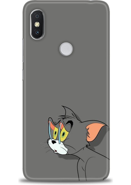 Xiaomi Redmi Note 6 Pro Hd Baskılı Kılıf + Seramik Tam Kaplayan Ekran Koruyucu 408