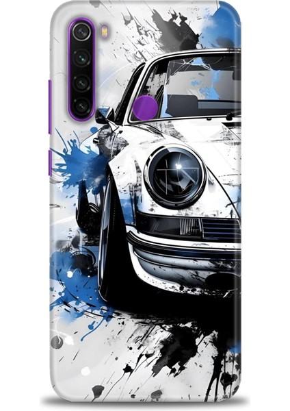 Xiaomi Redmi Note 8 Hd Baskılı Kılıf + Seramik Tam Kaplayan Ekran Koruyucu 487