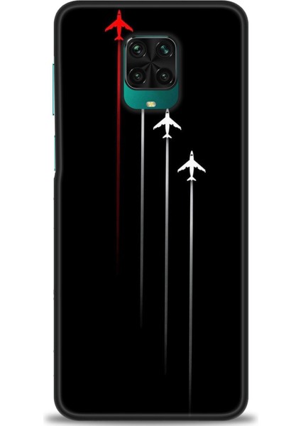 Xiaomi Redmi Note 9 Pro Hd Baskılı Kılıf + Seramik Tam Kaplayan Ekran Koruyucu 386