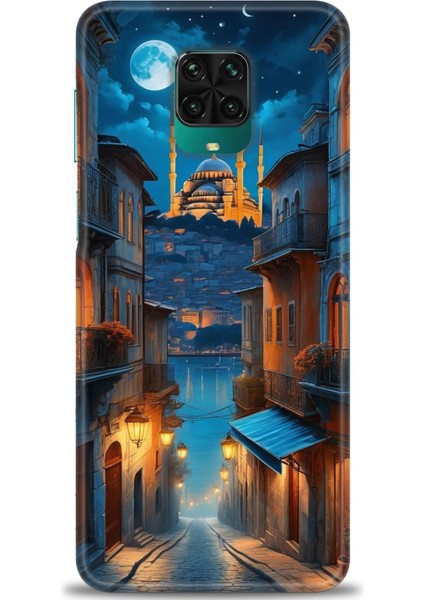 Xiaomi Redmi Note 9s Hd Baskılı Kılıf + Seramik Tam Kaplayan Ekran Koruyucu 221
