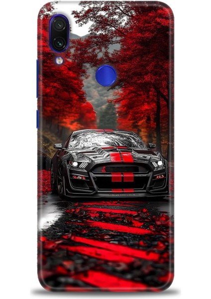 Xiaomi Redmi Note 7 Hd Baskılı Kılıf + Seramik Tam Kaplayan Ekran Koruyucu 490