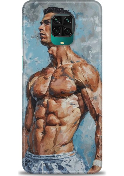 Xiaomi Redmi Note 9 Pro Hd Baskılı Kılıf + Seramik Tam Kaplayan Ekran Koruyucu 4