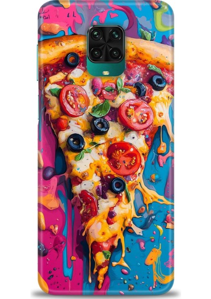 Xiaomi Redmi Note 9 Pro Hd Baskılı Kılıf + Seramik Tam Kaplayan Ekran Koruyucu 450