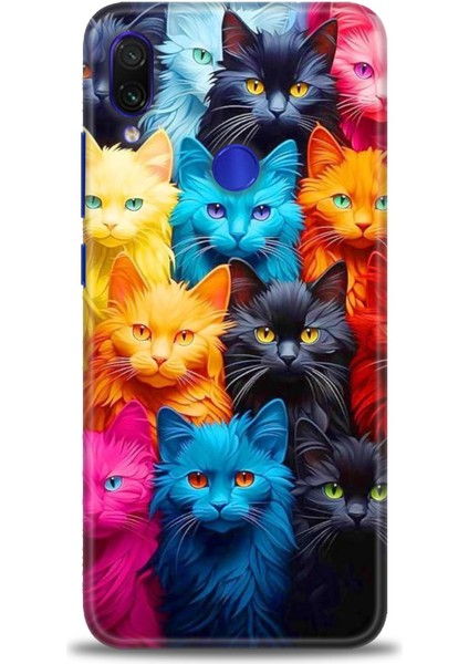 Xiaomi Redmi Note 7 Hd Baskılı Kılıf + Seramik Tam Kaplayan Ekran Koruyucu 70