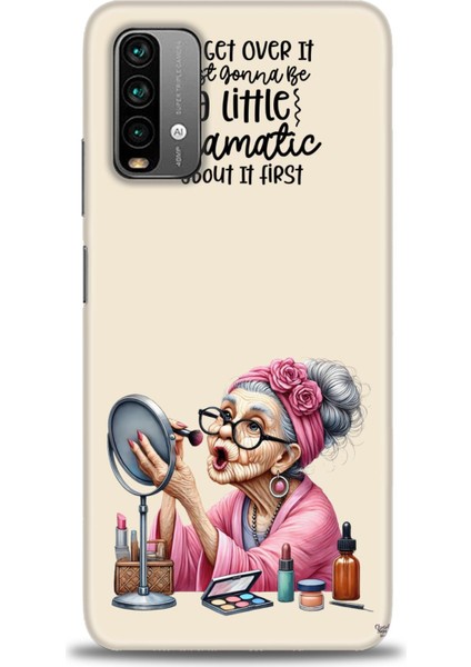 Xiaomi Redmi Note 9 4g Hd Baskılı Kılıf + Seramik Tam Kaplayan Ekran Koruyucu 48