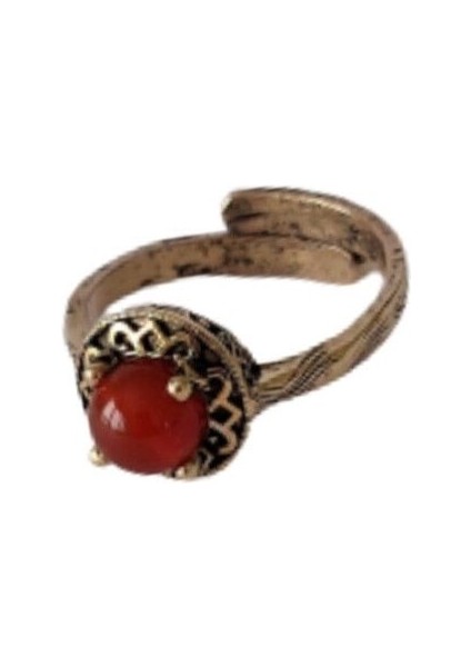 Akik Mini Tırnaklı Doğal Taş Yüzük modelleri