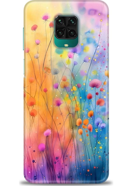 Xiaomi Redmi Note 9 Pro Hd Baskılı Kılıf + Seramik Tam Kaplayan Ekran Koruyucu 413