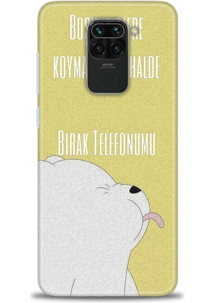Xiaomi Redmi Note 9 Hd Baskılı Kılıf + Seramik Tam Kaplayan Ekran Koruyucu 151