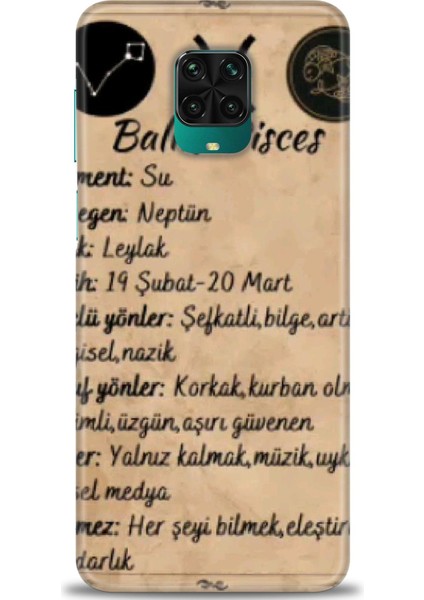 Xiaomi Redmi Note 9 Pro Hd Baskılı Kılıf + Seramik Tam Kaplayan Ekran Koruyucu 473