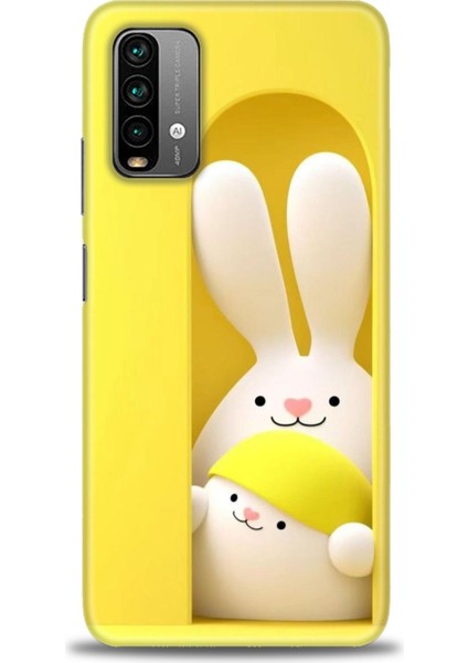 Xiaomi Redmi Note 9 4g Hd Baskılı Kılıf + Seramik Tam Kaplayan Ekran Koruyucu 76