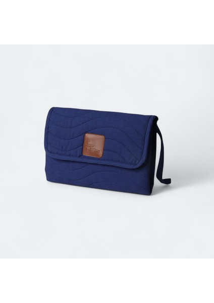 Vegan Deri İç Yüzeyli Keten Karışımlı Clutch Alt Değiştirme Matı -Şık, Pratik ve Hafif Tasarım
