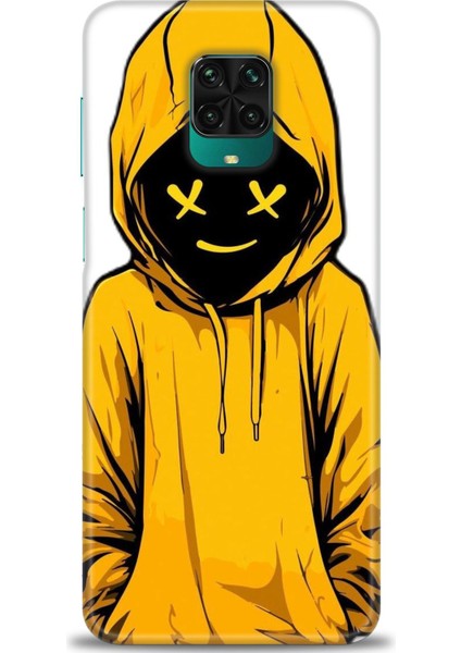 Xiaomi Redmi Note 9 Pro Hd Baskılı Kılıf + Seramik Tam Kaplayan Ekran Koruyucu 358