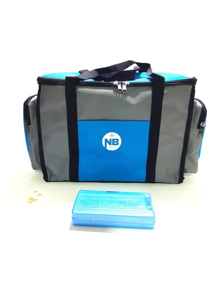 Yandan Cepli Yalıtımlı Soğutucu El Askılı Taşınabilir Kamp Piknik Çantası-Orta Boy fiyatları