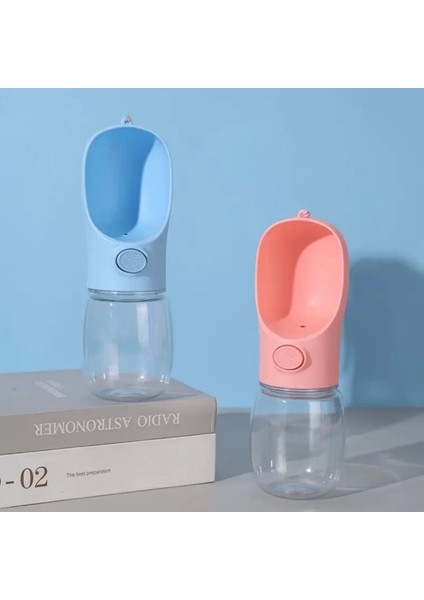 Taşınabilir Butonlu 350 ml Evcil Hayvan Suluğu (4887)