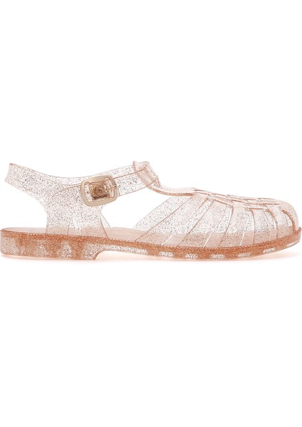 Kadın Şeffaf Bilekten Bantlı Jelly Sandalet 25sfe4907pv