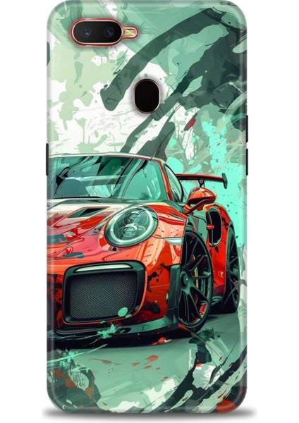 Oppo A12 Kılıf Hd Baskılı Kılıf + Seramik Tam Kaplayan Ekran Koruyucu 109