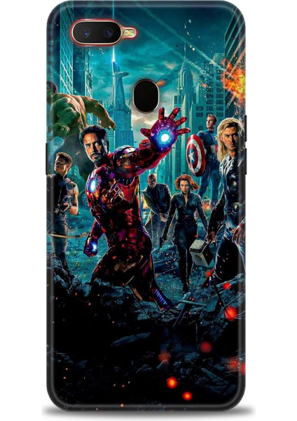 Oppo A12 Kılıf Hd Baskılı Kılıf + Seramik Tam Kaplayan Ekran Koruyucu 100